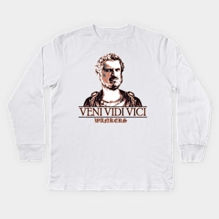 A Conquering Guenther Steiner Kids Long Sleeve T-Shirt